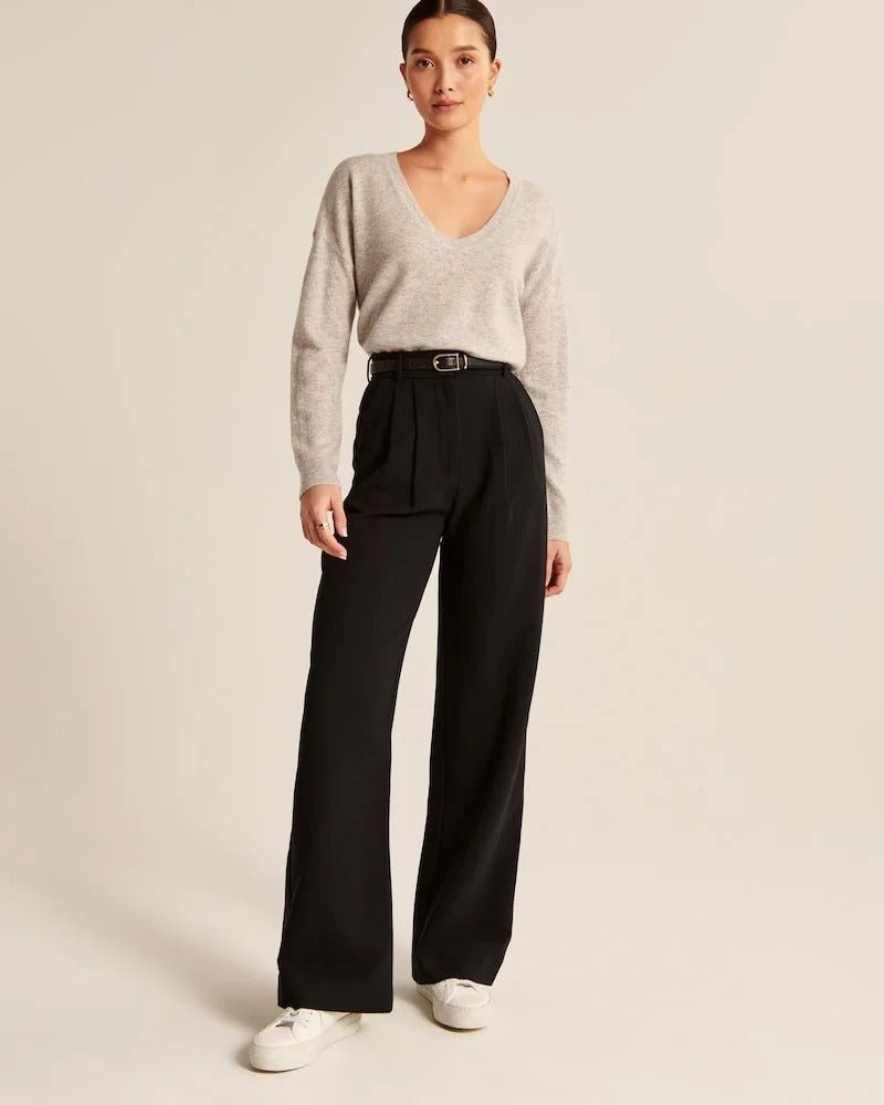 Lena | Tailored Wide-Leg Pants - MORI