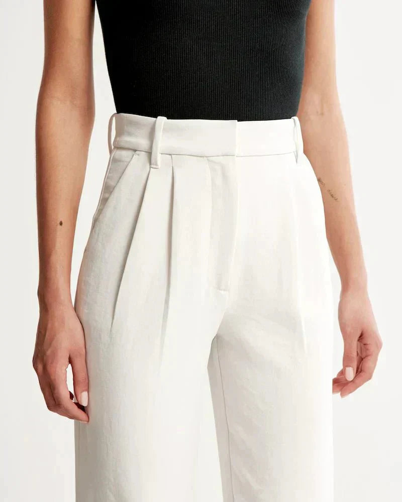 Lena | Tailored Wide-Leg Pants - MORI